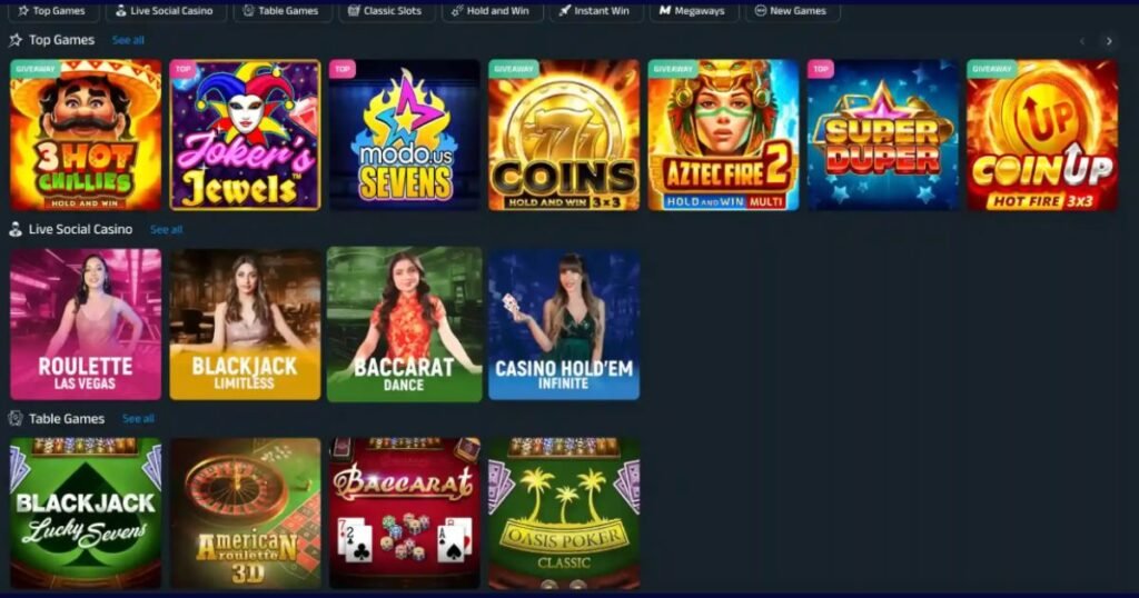 modo casino